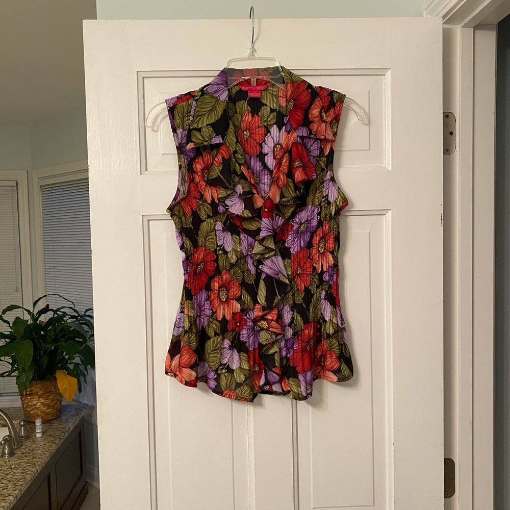 Floral tank top